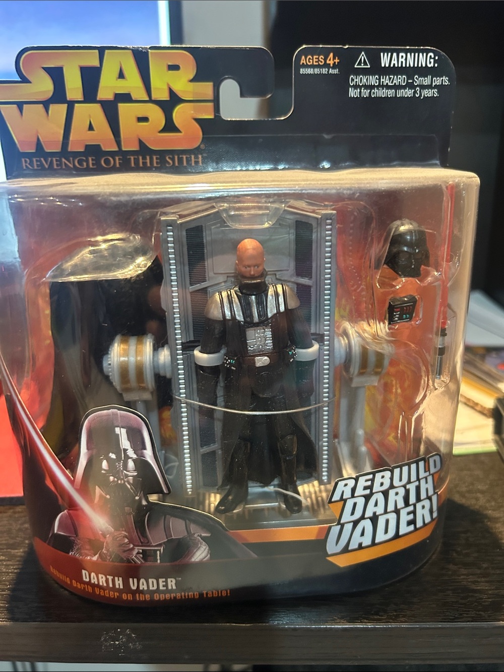 Star Wars Rebuild Darth Vader Figure - Black, Silver, Gold Accents